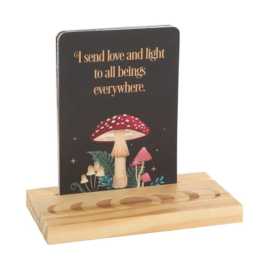 Dark Forest Affirmation Cards with Stand