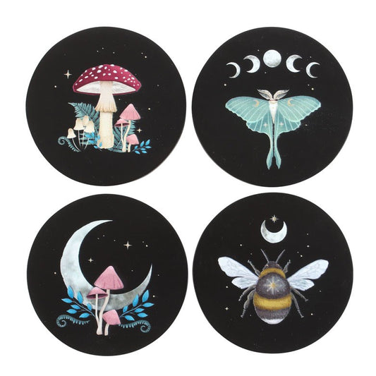 Dark Forest Coaster Set - 4