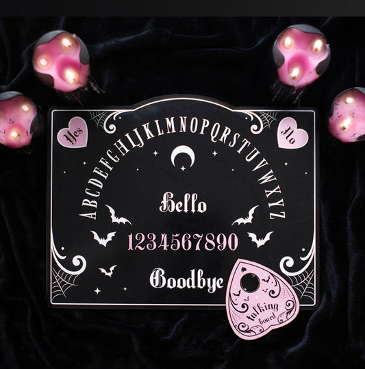 Pink and Black Talking Board