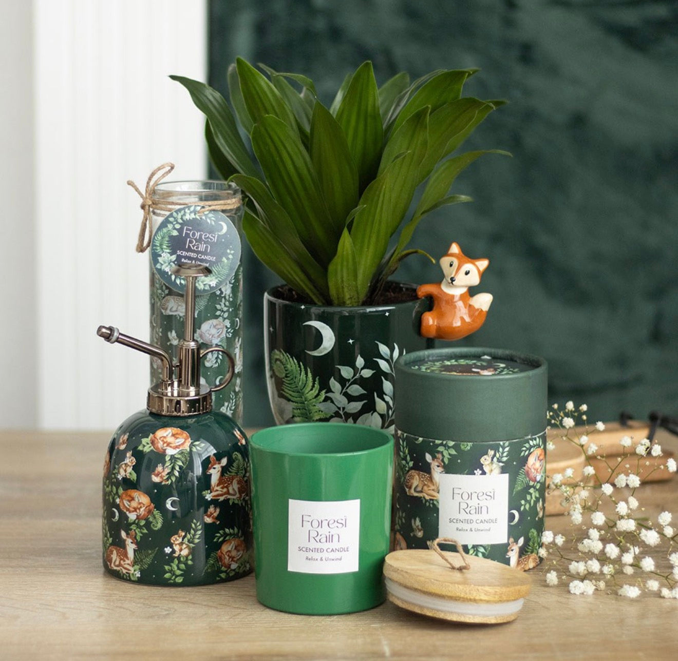 Forest Rain Tube Candle