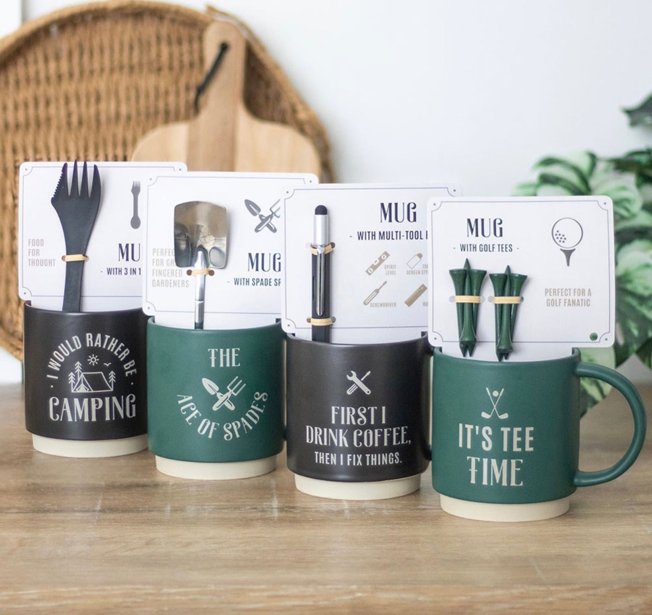 Ace of Spades Mug with Spade Spoon