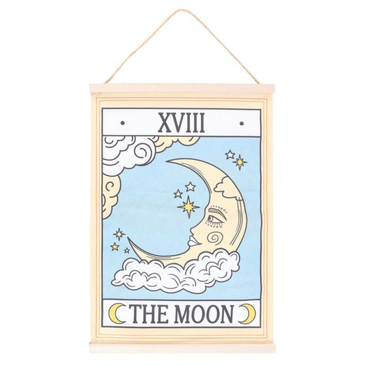 Tarot Design Moon Wall Hanging