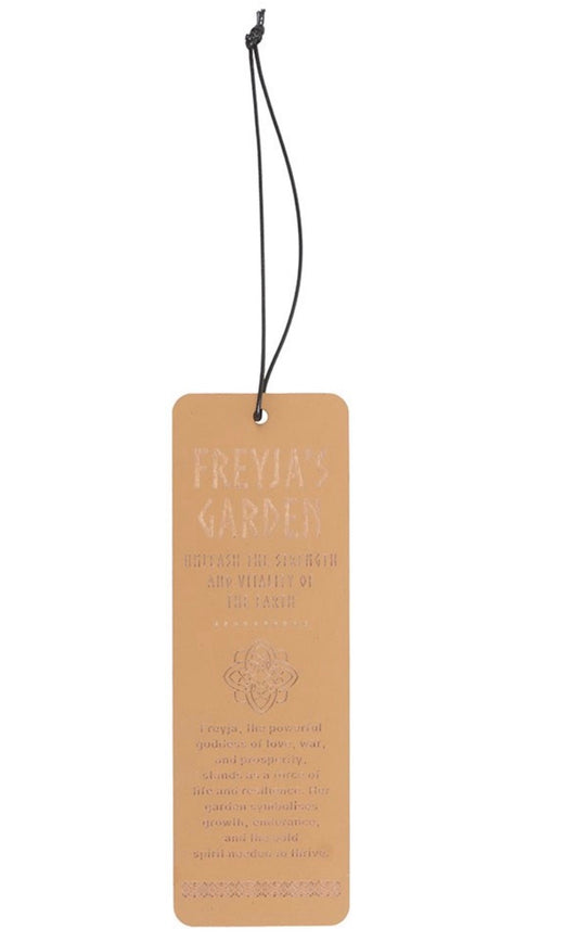 Freyja’s Garden Wooden Bookmark