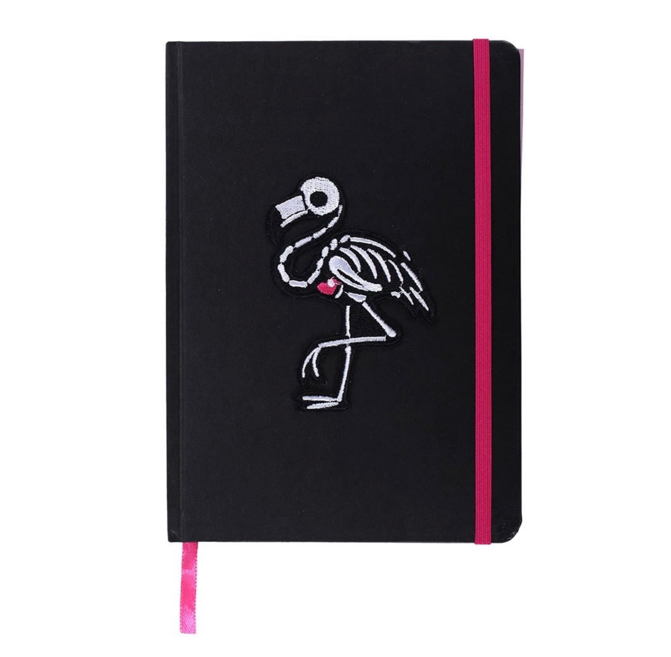 Flamin-Goth A5 Notebook with Patch and Sticker Sheet