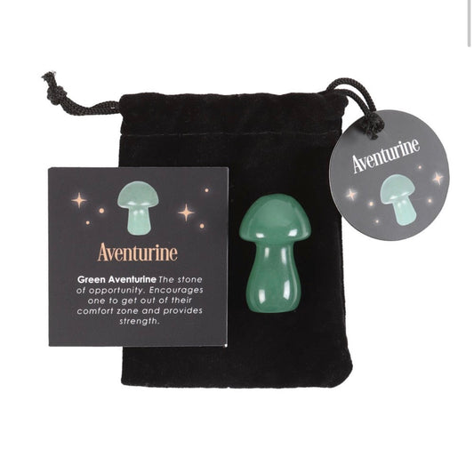 Aventurine Crystal Mushroom