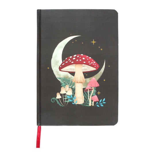 Dark Forest Mushroom A5 Notebook