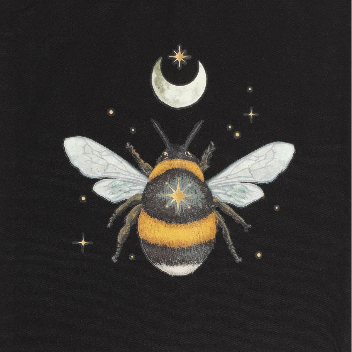 Forest Bee Polycotton Totebag