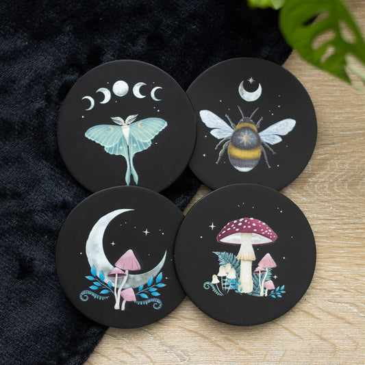 Dark Forest Coaster Set - 4