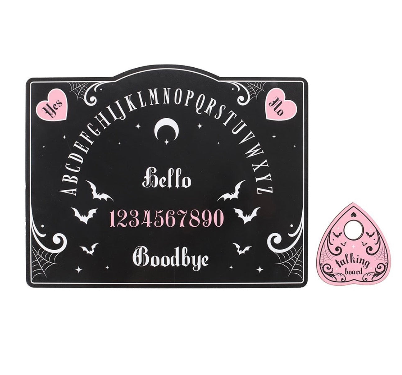 Pink and Black Talking Board