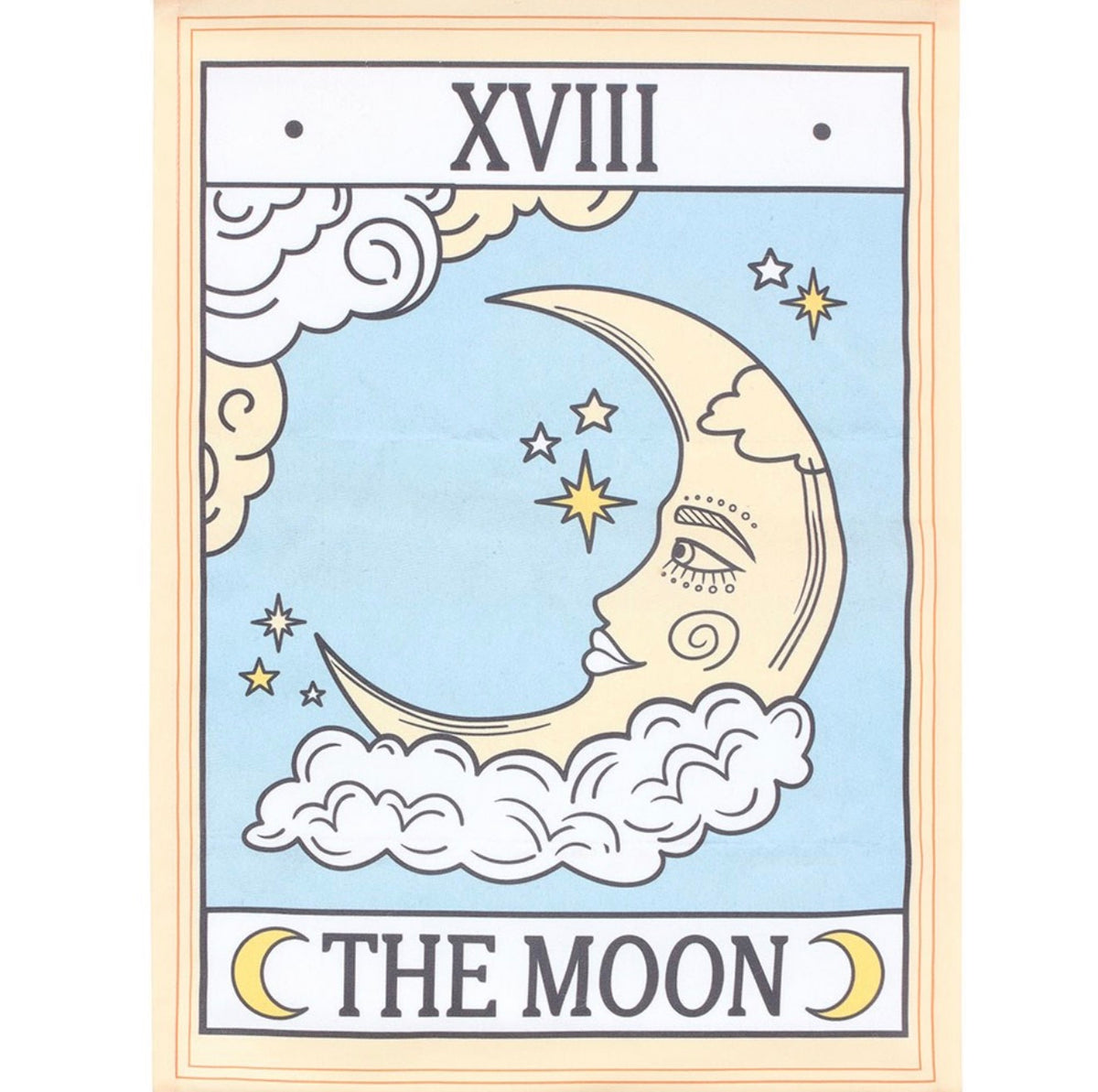 Tarot Design Moon Wall Hanging
