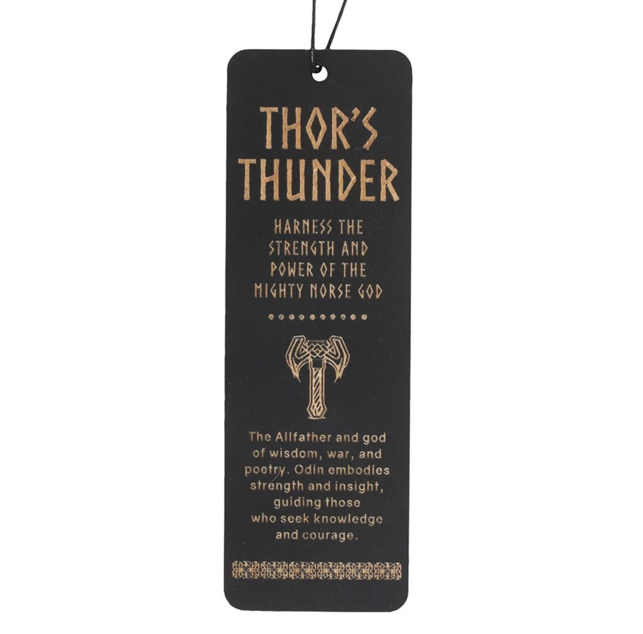 Thor’s Thunder Wooden Bookmark