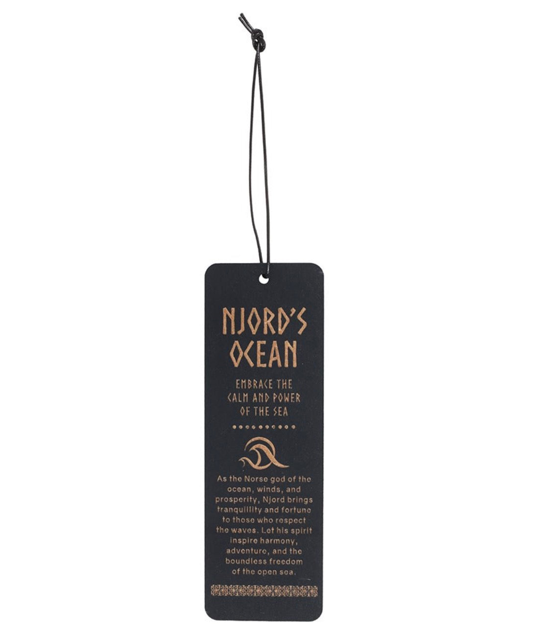 Njord’s Ocean Wooden Bookmark