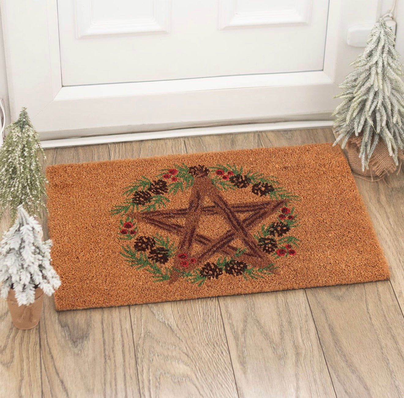 Winter Solstice Coir Doormat