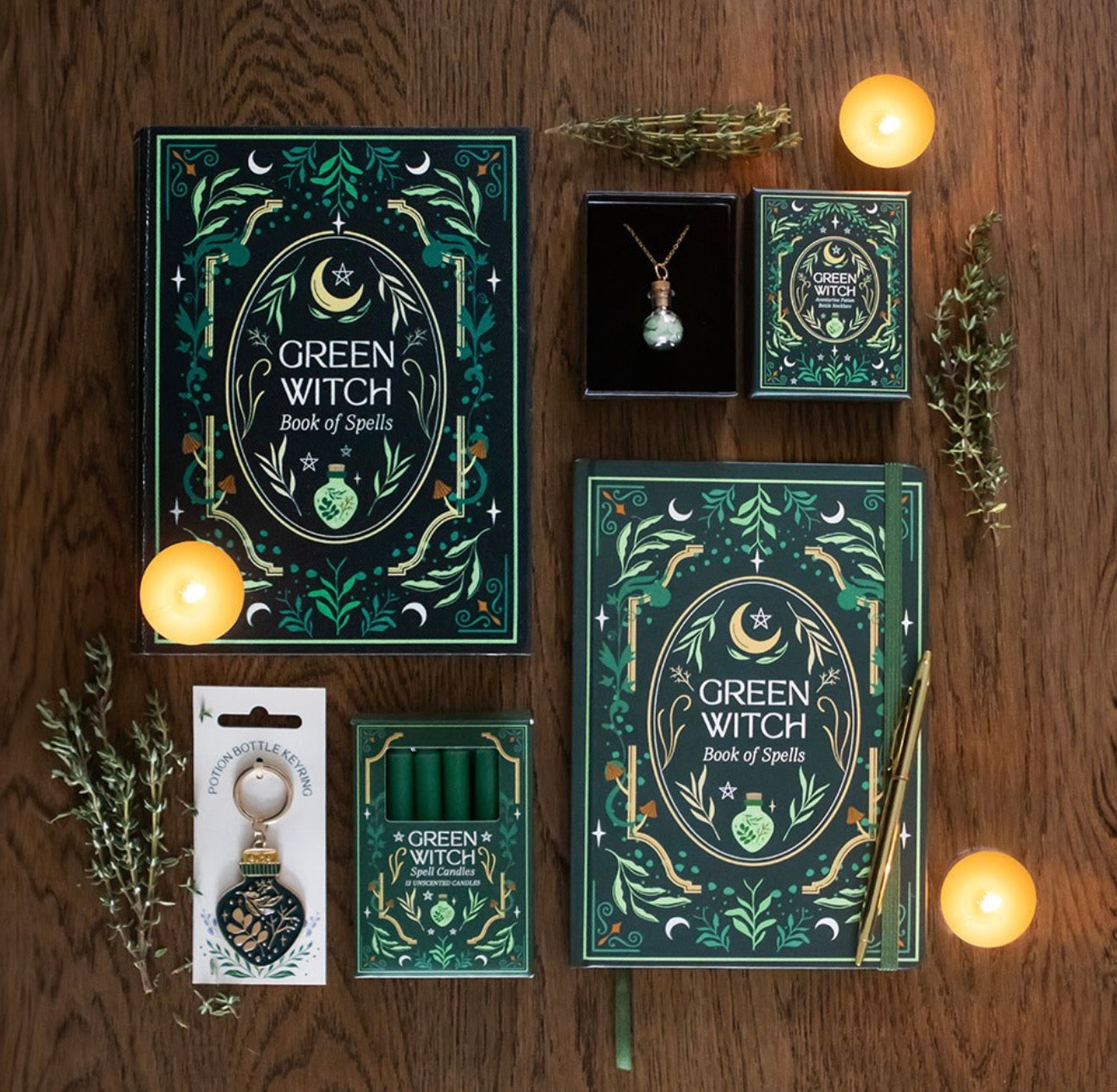 Green Witch A5 Notebook