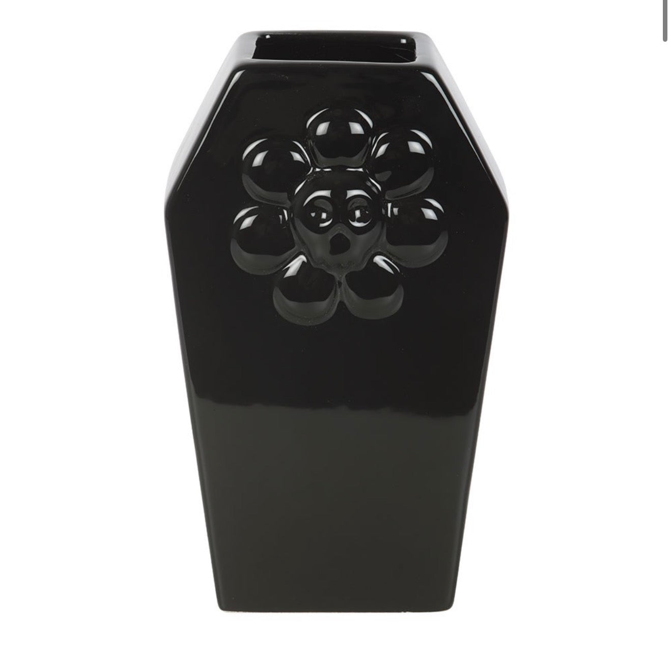Black Coffin Flower Vase