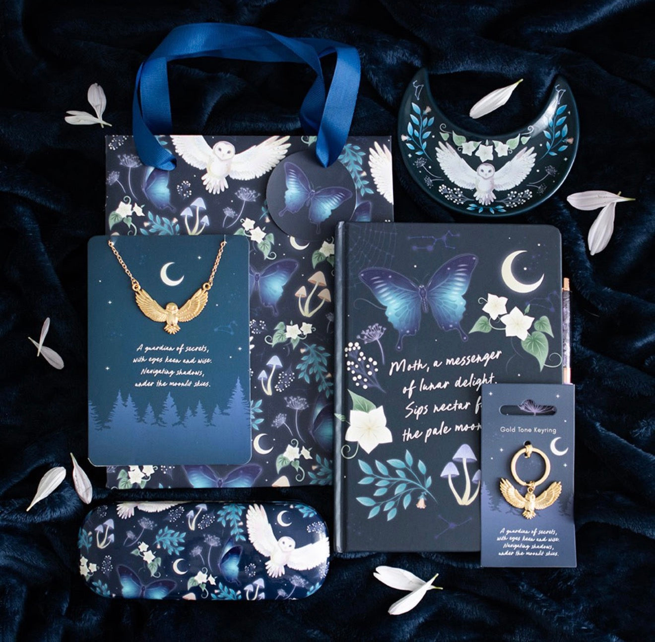 Midnight Moth A5 Notebook