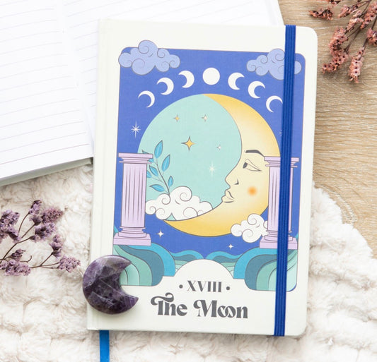The Moon Tarot Style A5 Notebook