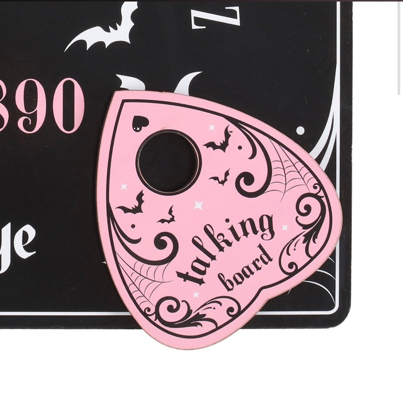 Pink and Black Talking Board