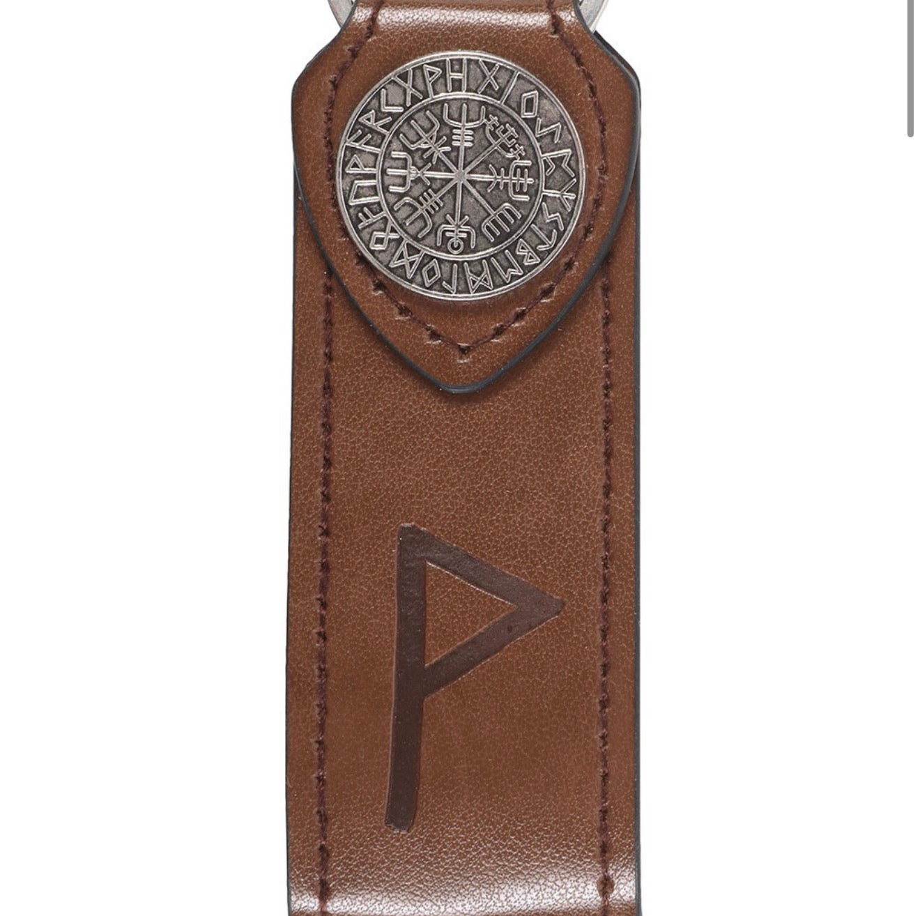 Joy Viking Rune Faux Leather Keyring