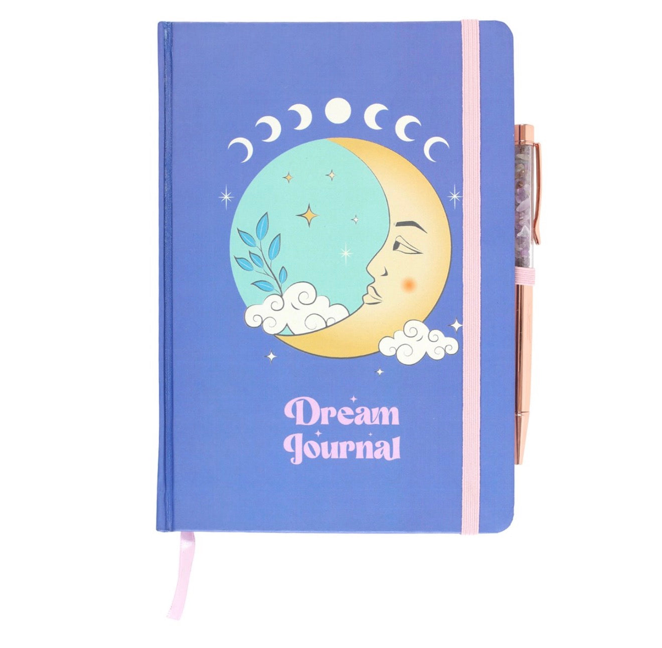 The Moon Dream Journal - Notebook A5 with Amethyst Pen