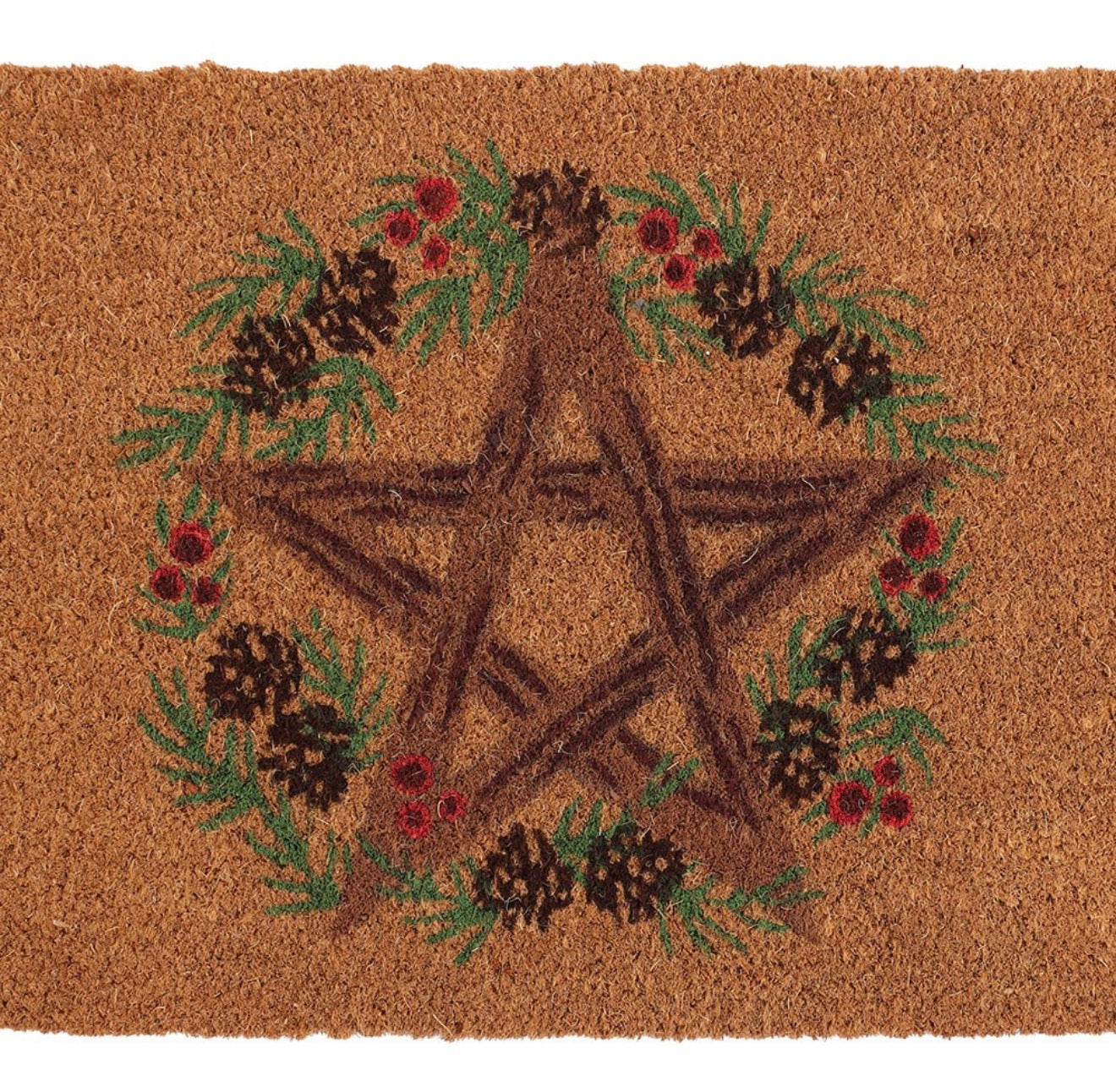 Winter Solstice Coir Doormat