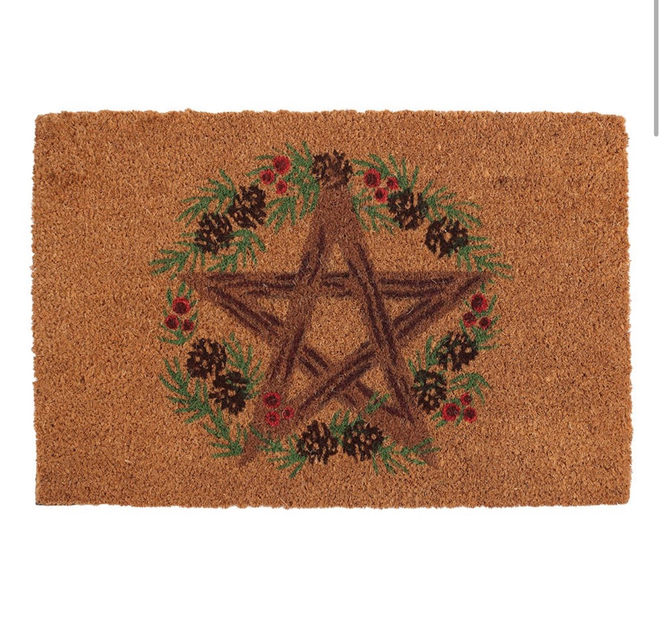 Winter Solstice Coir Doormat
