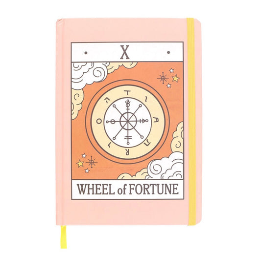 The Wheel of Fortune Tarot Style A5 Notebook
