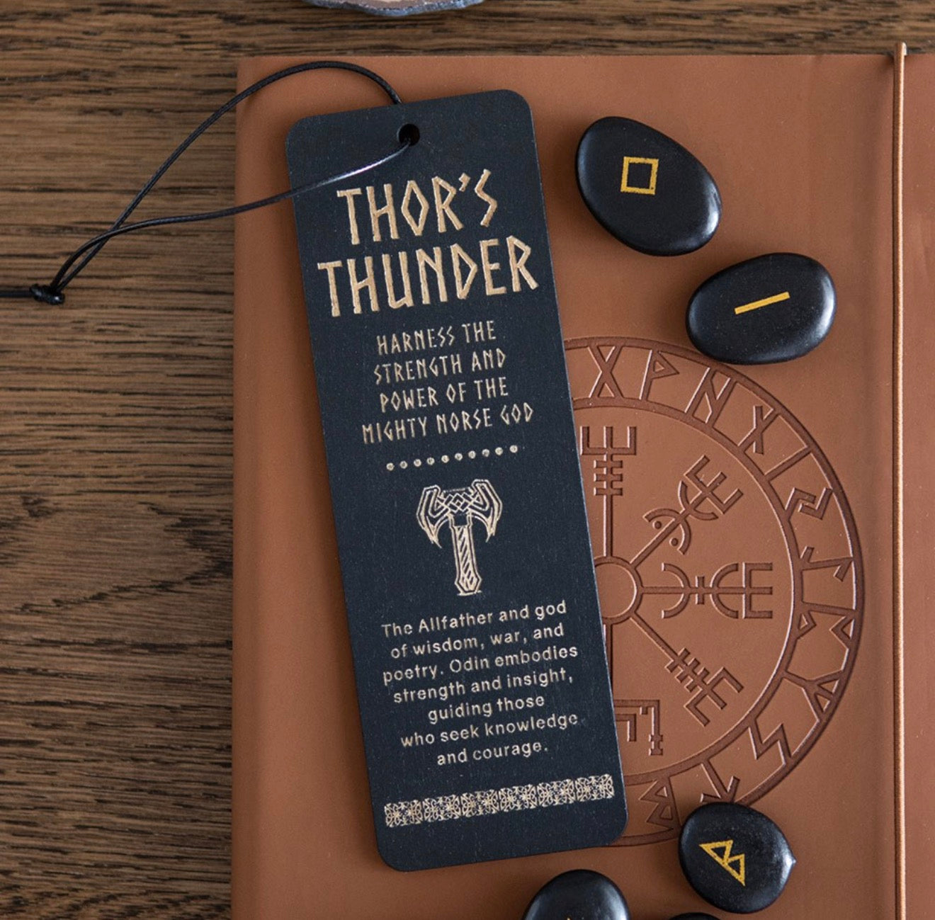Thor’s Thunder Wooden Bookmark
