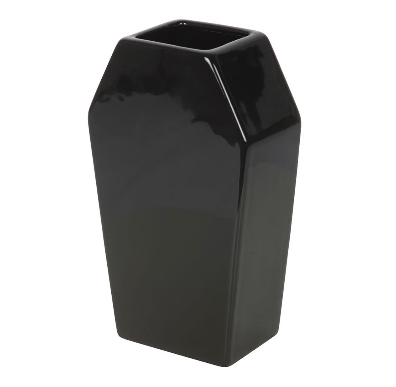 Black Coffin Flower Vase