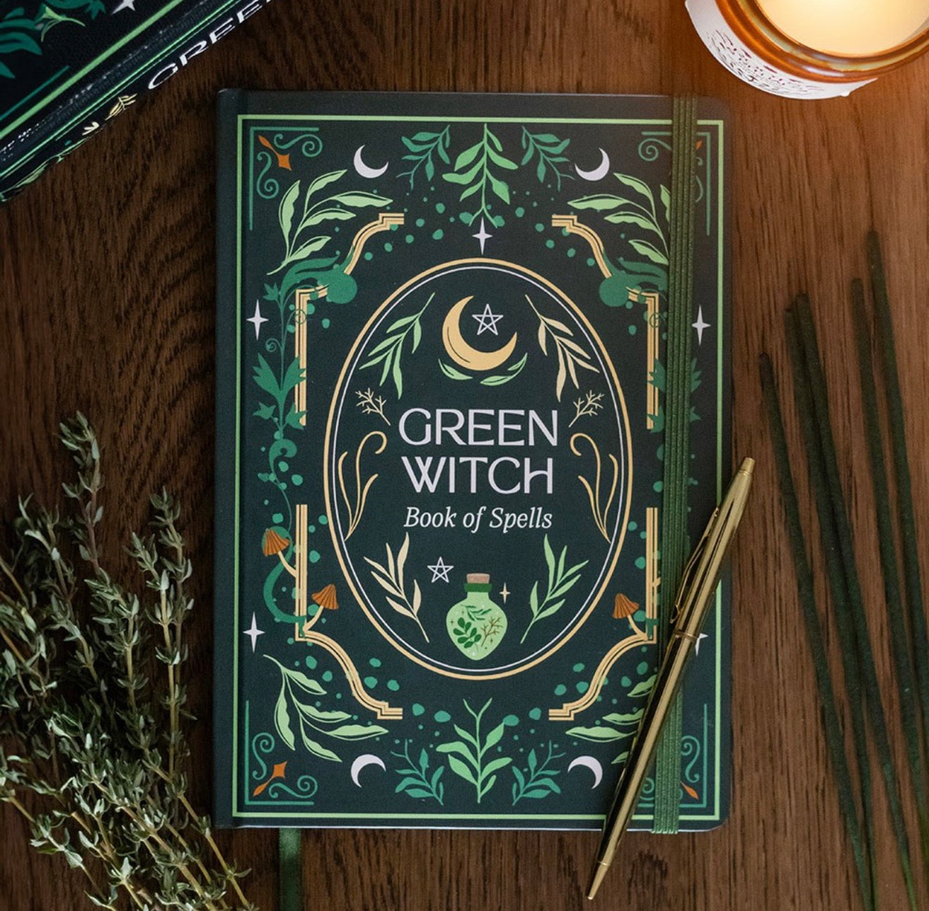 Green Witch A5 Notebook