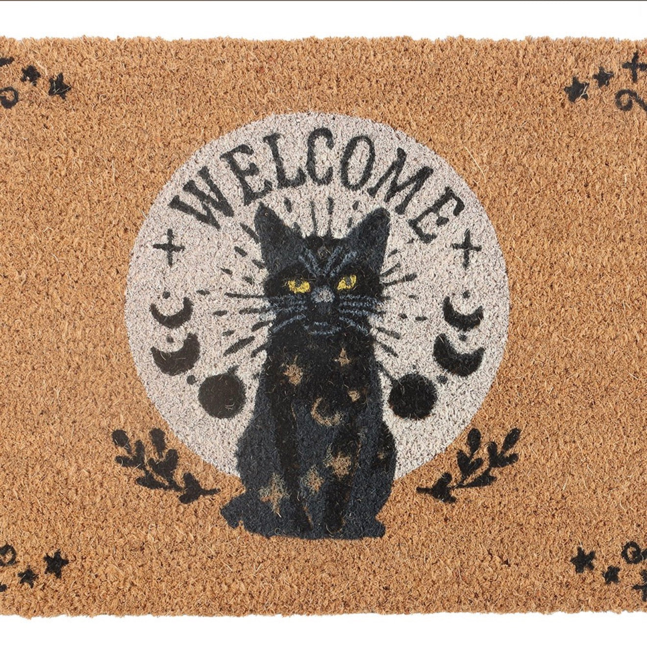 Black Magic Cat Doormat