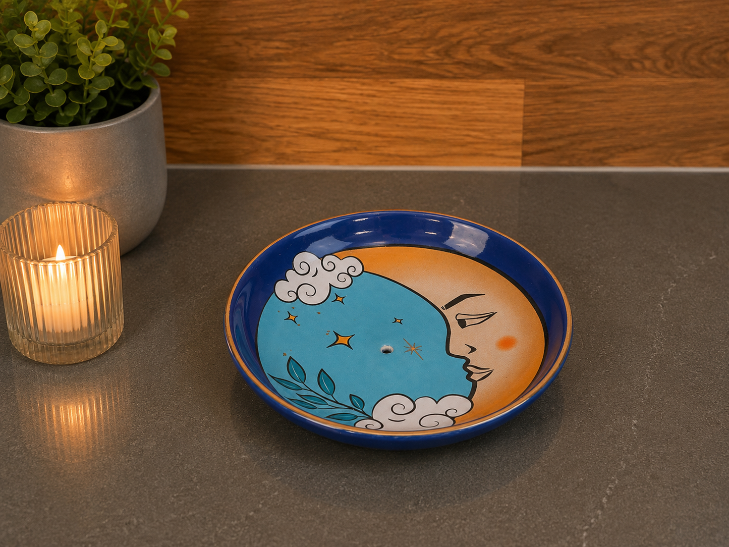The Moon Celestial Incense Holder