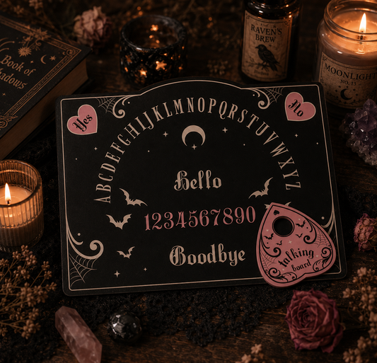 Pink and Black Talking Board