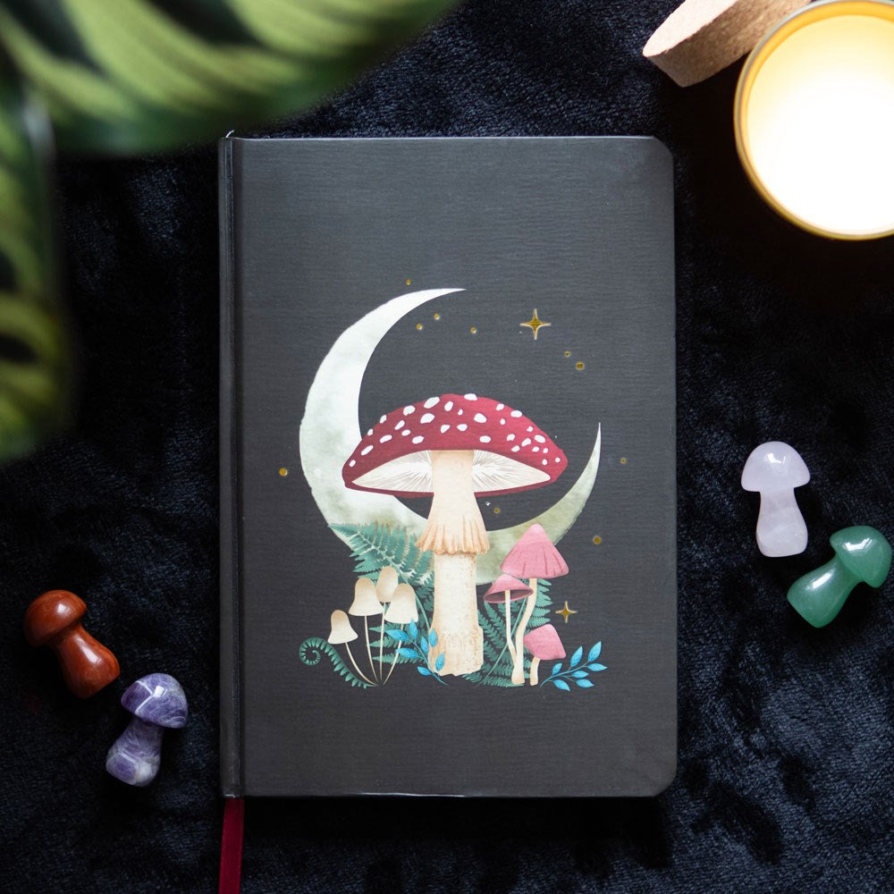 Dark Forest Mushroom A5 Notebook