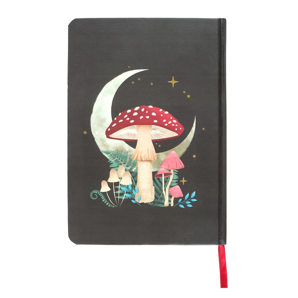 Dark Forest Mushroom A5 Notebook